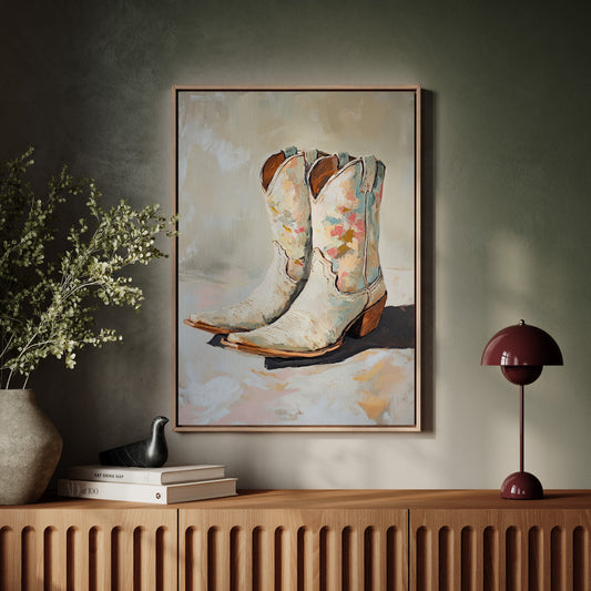 Painted Soles: Floral Cowgirl Boots