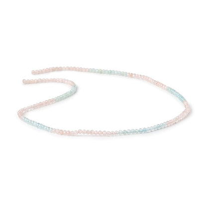 2.4mm Multi Beryl Micro Faceted Rondelle Beads 12.5 inch 164 pieces