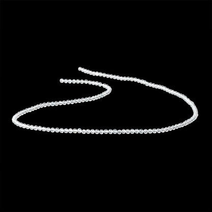 2.4mm Natural White Topaz Micro Faceted Rondelles 12.5 inch 144 beads