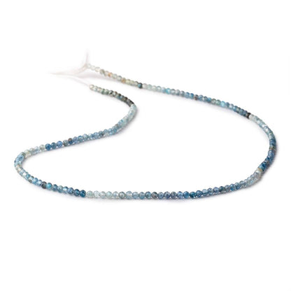 2.4mm Shaded Kyanite Micro Faceted Rondelle Beads 13 inch 156 pieces