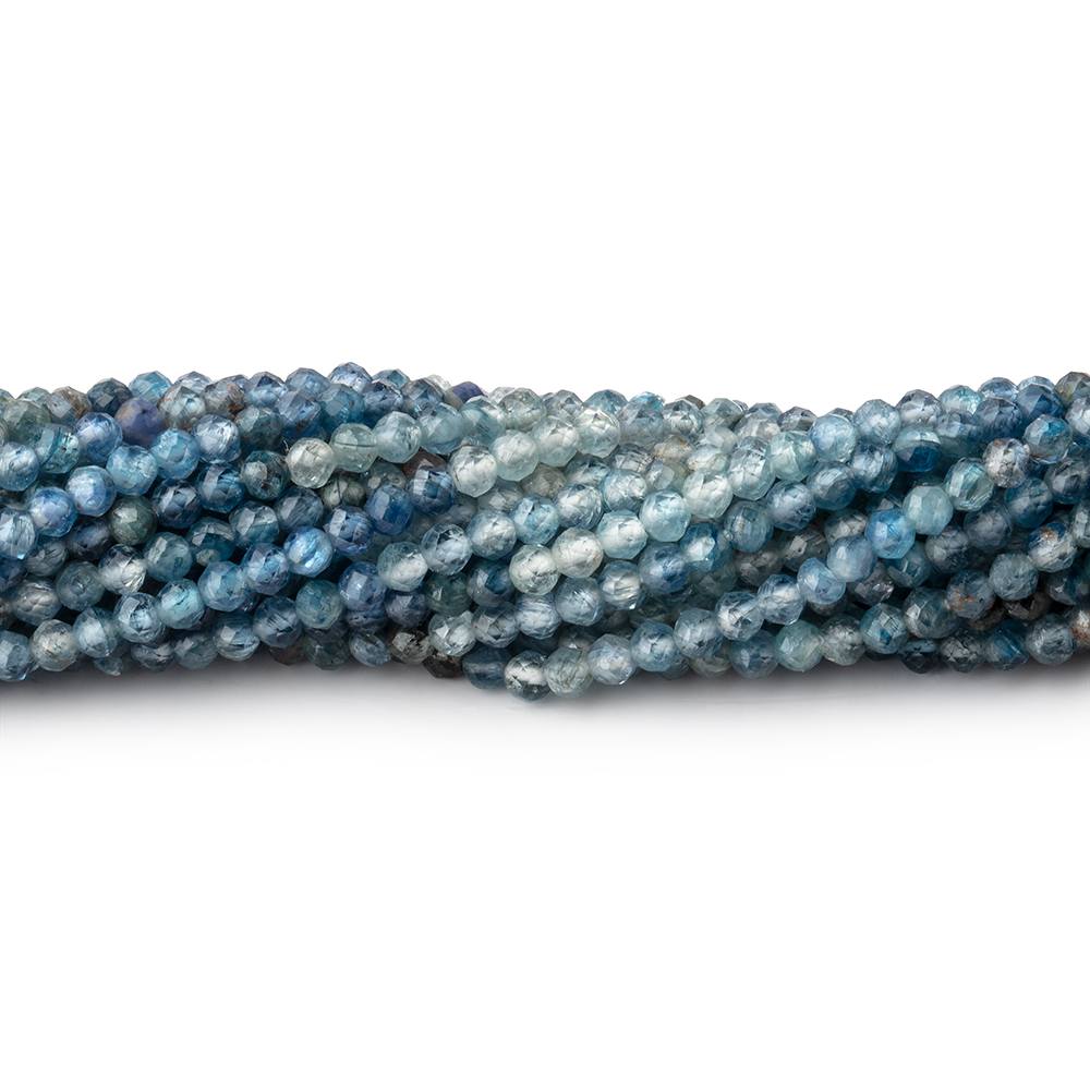 2.4mm Shaded Kyanite Micro Faceted Rondelle Beads 13 inch 156 pieces