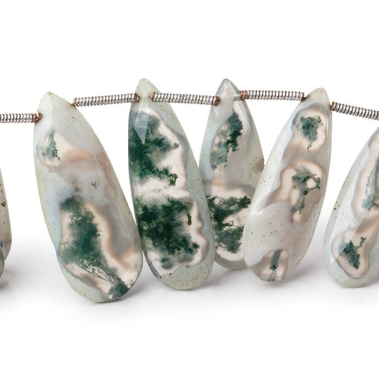 24x10-29x11mm Peacock Solar Quartz Faceted Pear Beads 8 inch 18 pieces