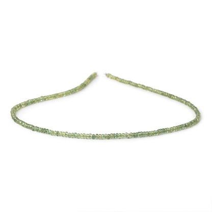 2.5-2.8mm Green Sapphire Plain Rondelle Beads 15 inch 230 pieces