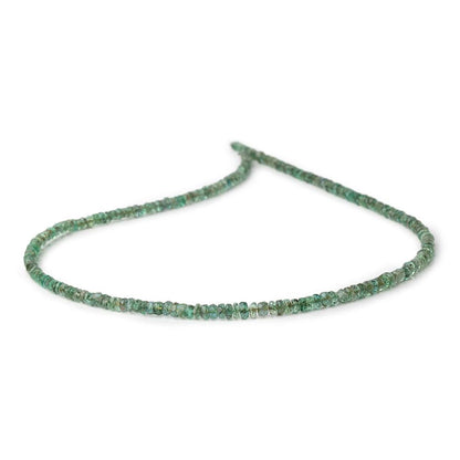 2.5-3.5mm Emerald faceted rondelle beads 16 inches 236 pieces A