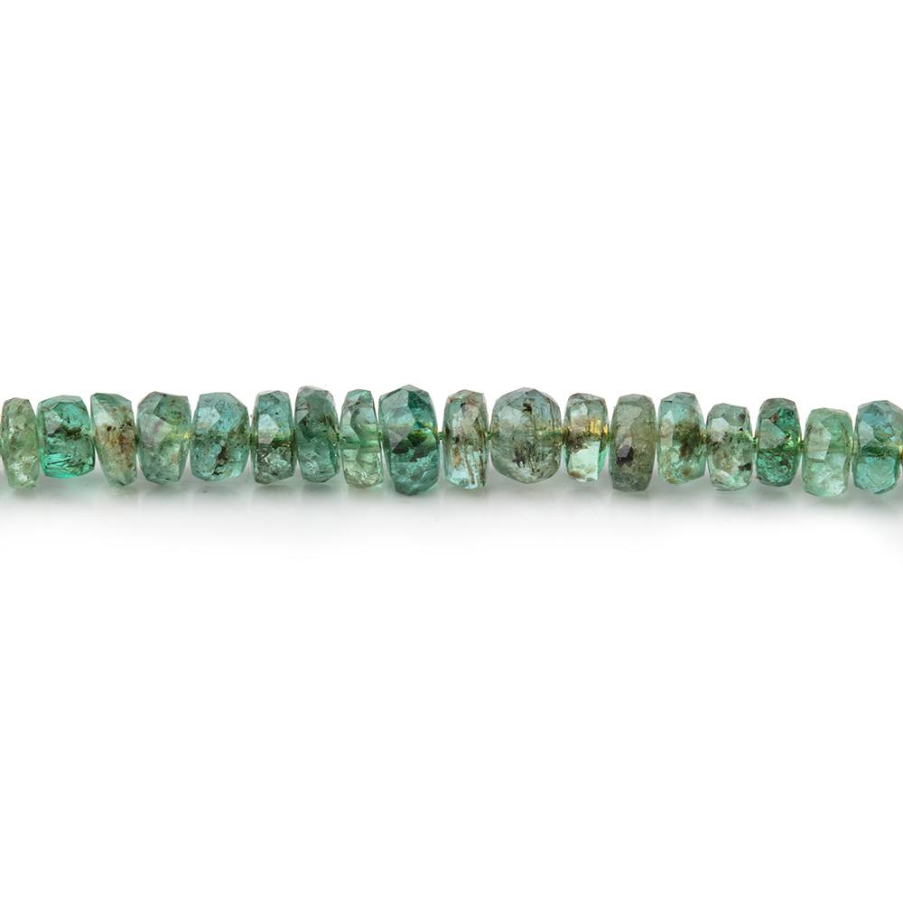 2.5-3.5mm Emerald faceted rondelle beads 16 inches 236 pieces A