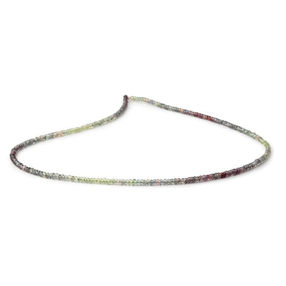 2.5-3mm Color Change Sapphire Plain Rondelle 15 inch 320 Beads