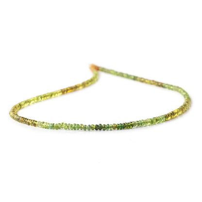 2.5-3mm Green & Brown Apatite Pain Rondelle Beads 16 inch 235 pieces