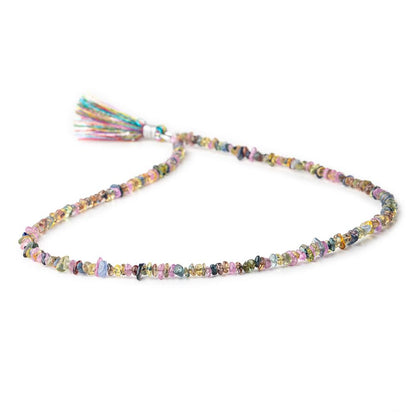 2.5-3mm Multi Color Sapphire Polished Chip Beads 16 inch 244 pieces