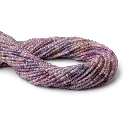 2.5-3mm Multi Color Spinel Faceted Rondelle Beads 16 inch 272 pieces