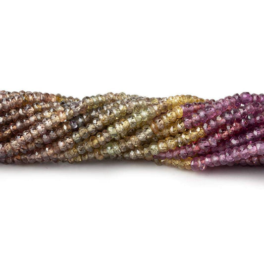 2.5-3mm Multi Gemstone Faceted Rondelle Beads 14.5 inch 150 pcs