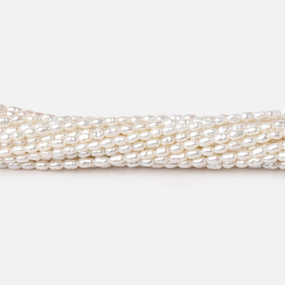 2.5-3mm Off White Petite Baroque Freshwater Pearls 15.5 inch 132 Beads AA