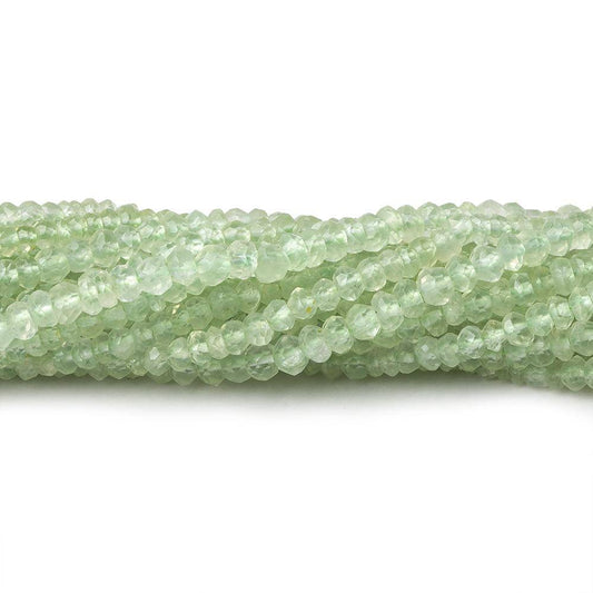 2.5-3mm Prehnite Faceted Rondelle 13.5 inch 163 Beads