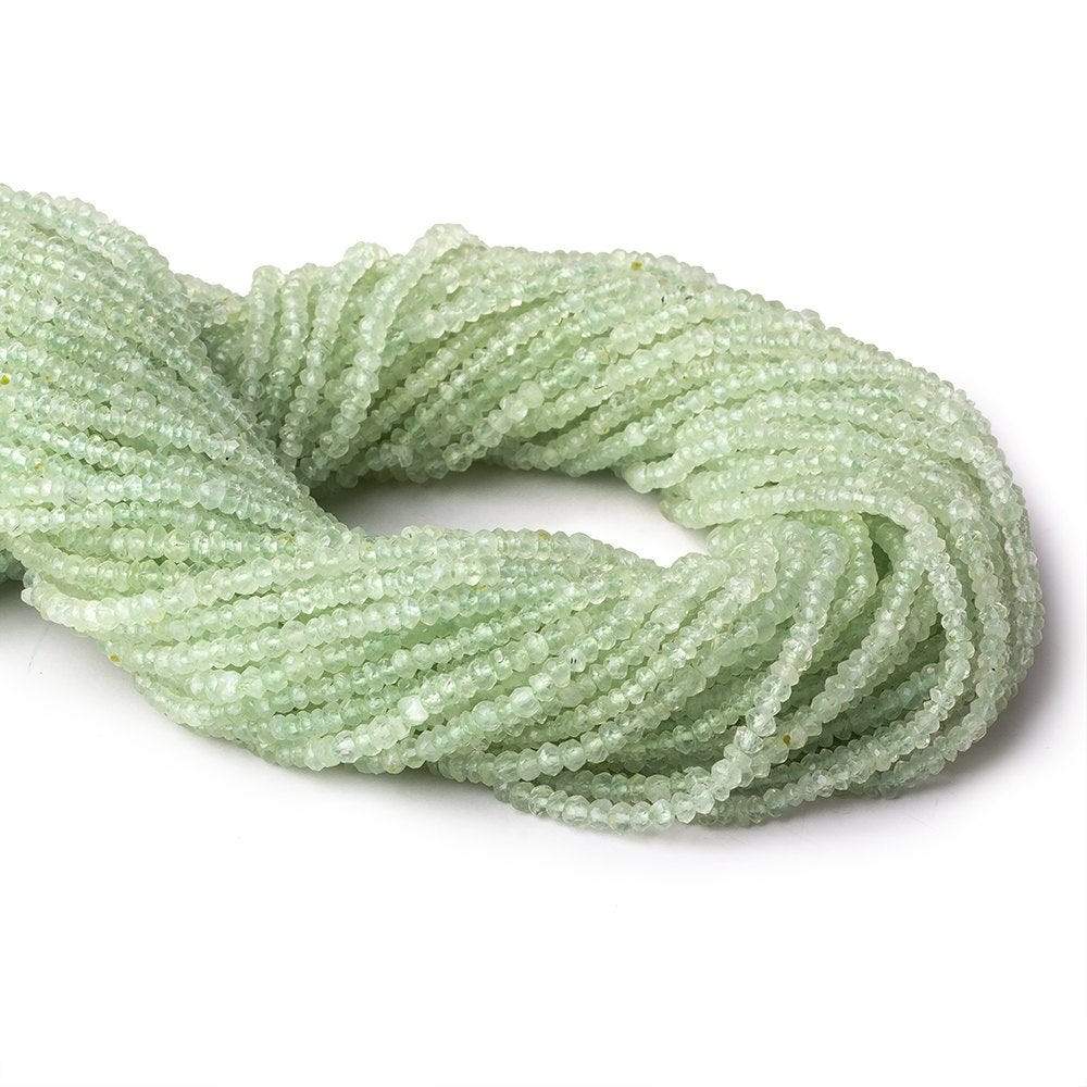 2.5-3mm Prehnite Faceted Rondelle 13.5 inch 163 Beads