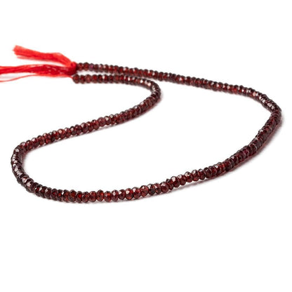 2.5-3mm Pyrope Garnet Faceted Rondelle Beads 13.5 inch 175 pieces
