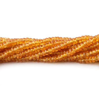 2.5-3mm Spessartite Plain Rondelle Beads 18 inch 300 pieces