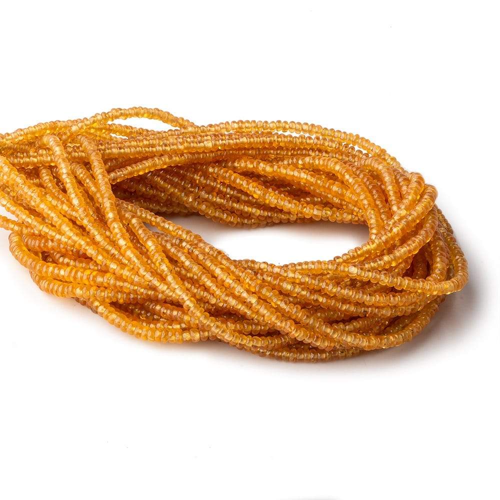 2.5-3mm Spessartite Plain Rondelle Beads 18 inch 300 pieces