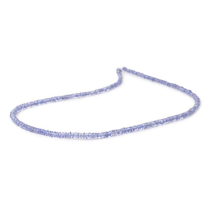 2.5-3mm Tanzanite Plain Rondelle Beads 18 inch 312 pieces