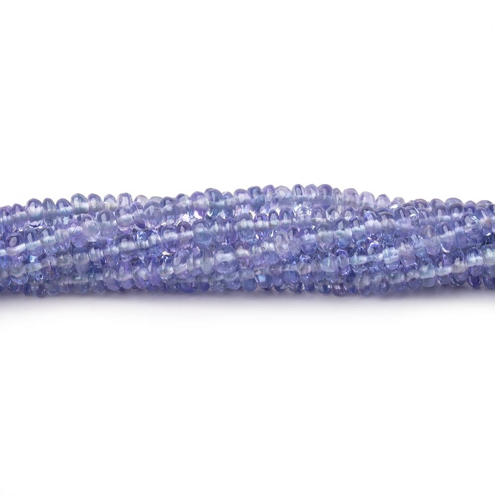 2.5-3mm Tanzanite Plain Rondelle Beads 18 inch 312 pieces