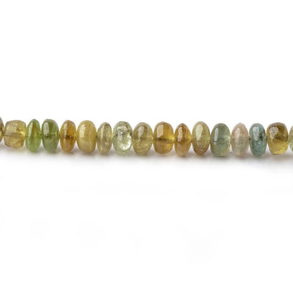 2.5-4mm Golden Green Tourmaline Plain Rondelle Beads 18 inch 220 pieces