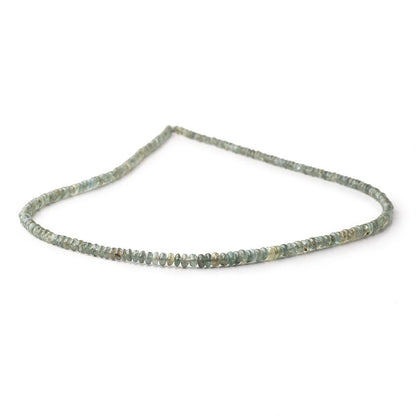 2.5-4mm Indicolite Tourmaline Plain Rondelle Beads 17 inch 212 pieces