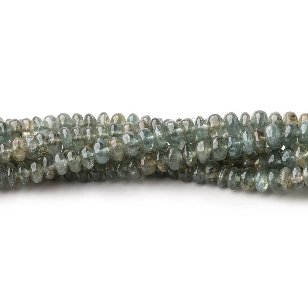 2.5-4mm Indicolite Tourmaline Plain Rondelle Beads 17 inch 212 pieces