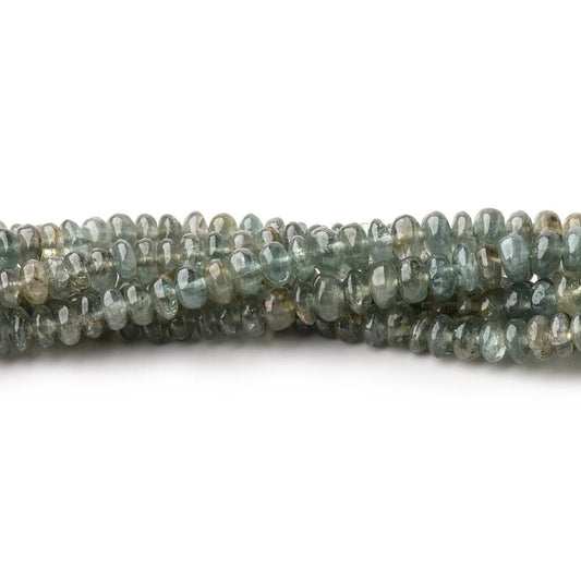 2.5-4mm Indicolite Tourmaline Plain Rondelle Beads 17 inch 212 pieces