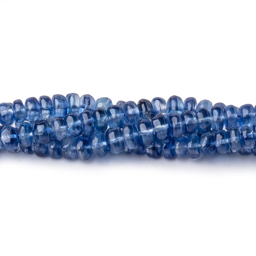 2.5-5.5mm Kyanite Plain Rondelles 15.5 inch 168 beads AA