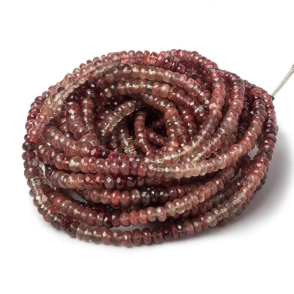 2.5-5mm Andesine Faceted Rondelle Beads 18 inch 210 pieces