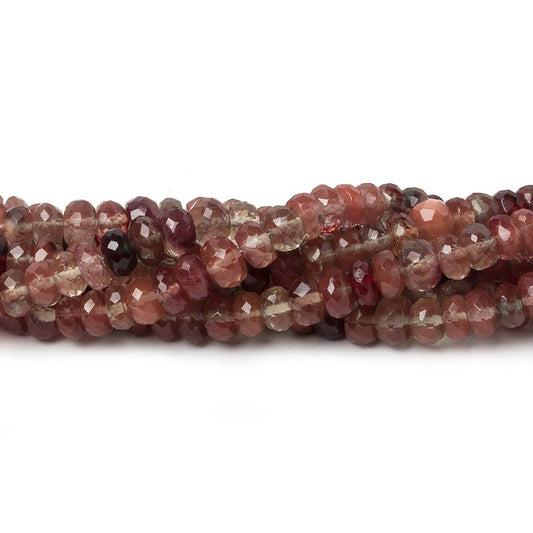 2.5-5mm Andesine Faceted Rondelle Beads 18 inch 210 pieces
