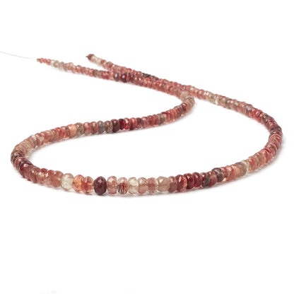 2.5-5mm Andesine Faceted Rondelle Beads 18 inch 210 pieces
