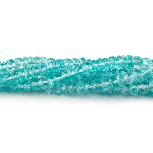 2.5-5mm Apatite faceted rondelle Beads 16 inch 172 pieces AA