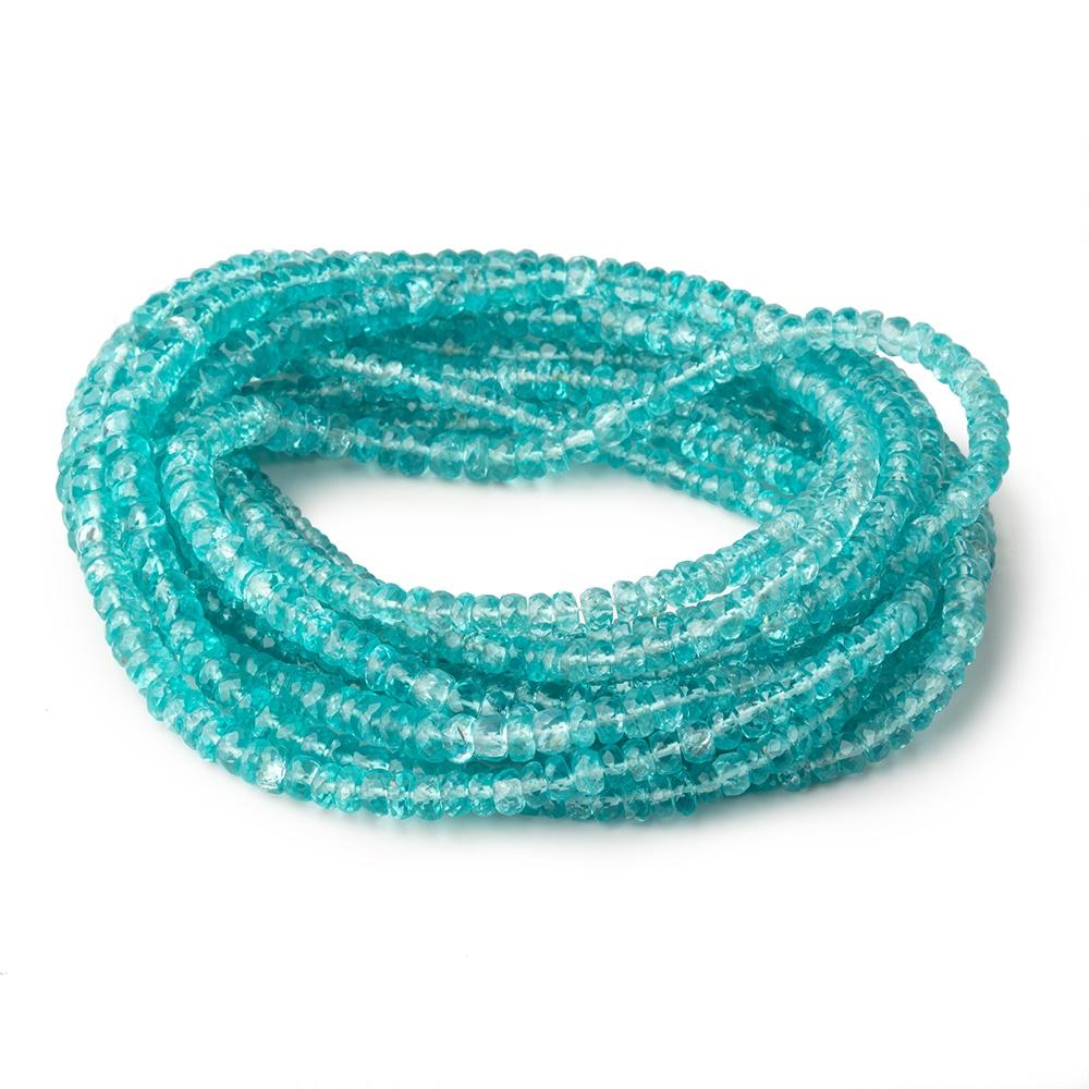 2.5-5mm Apatite faceted rondelle Beads 16 inch 172 pieces AA