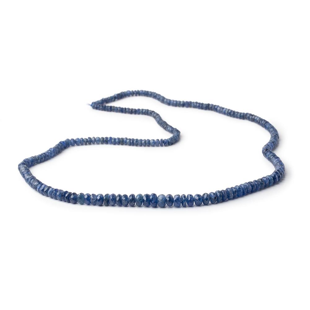 2.5-5mm Blue Sapphire Faceted Rondelle Beads 17 inch 234 pieces