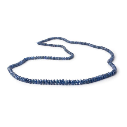 2.5-5mm Blue Sapphire Faceted Rondelle Beads 17 inch 234 pieces