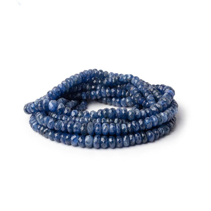2.5-5mm Blue Sapphire Faceted Rondelle Beads 17 inch 234 pieces