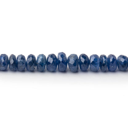 2.5-5mm Blue Sapphire Faceted Rondelle Beads 17 inch 234 pieces