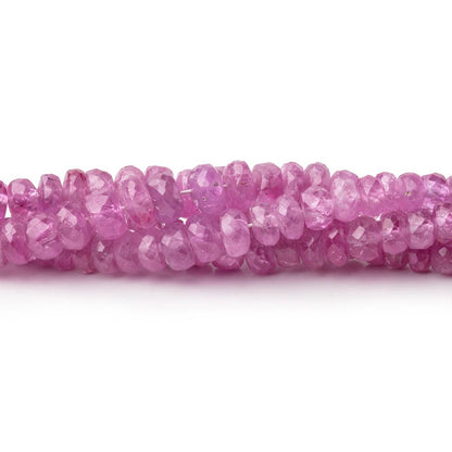 2.5-5.5mm Burmese Ruby Faceted Rondelle Beads 16 inch 200 pieces