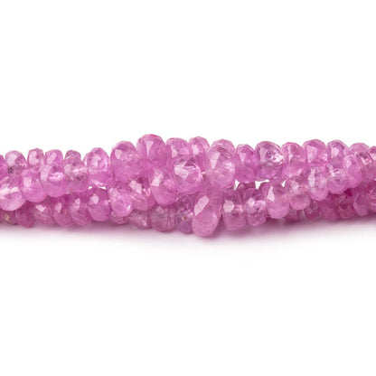 2.5-6mm Burmese Ruby Faceted Rondelle Beads 16 inch 180 pieces