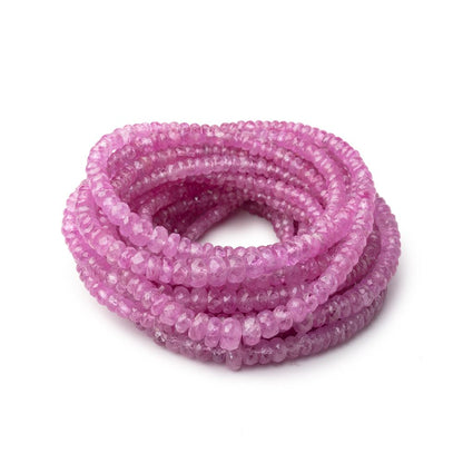 2.5-6mm Burmese Ruby Faceted Rondelle Beads 16 inch 180 pieces