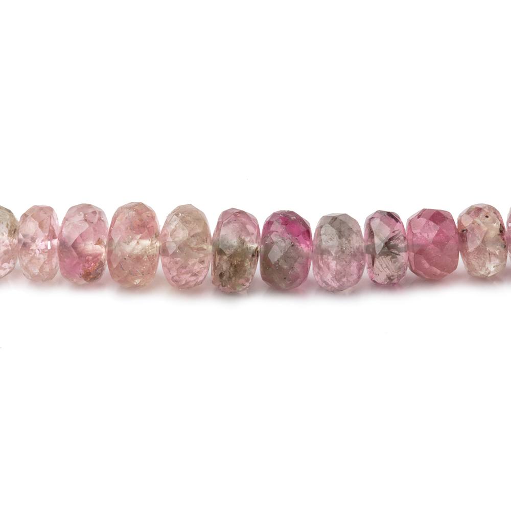 2.5-6mm Multi Color Tourmaline Faceted Rondelle Beads 15 inch 163 pieces