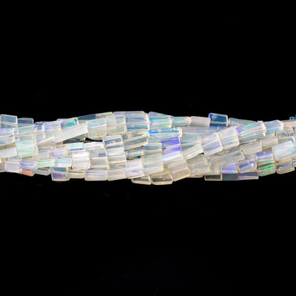 2.5-8mm Ethiopian Opal Plain Rectangle Beads 18 inch 105 pieces