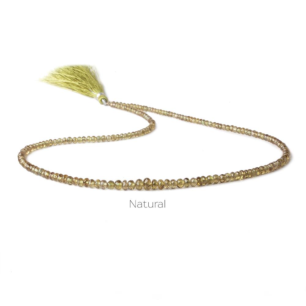 2.5-4.5mm Color Change Garnet Micro-faceted rondelles 16 inch 178 beads AAA