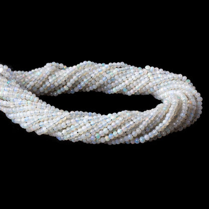 2.5mm Australian Opal micro faceted rondelles 12.5 inch 145 beads
