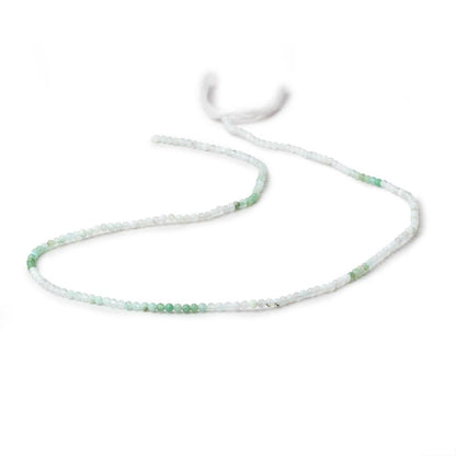 2.5mm Blue Peruvian Opal Micro Faceted Round Beads 16 inch 186 pieces