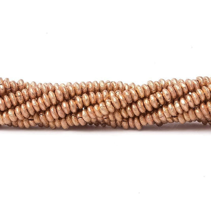 2.5mm Brushed Disc Beads