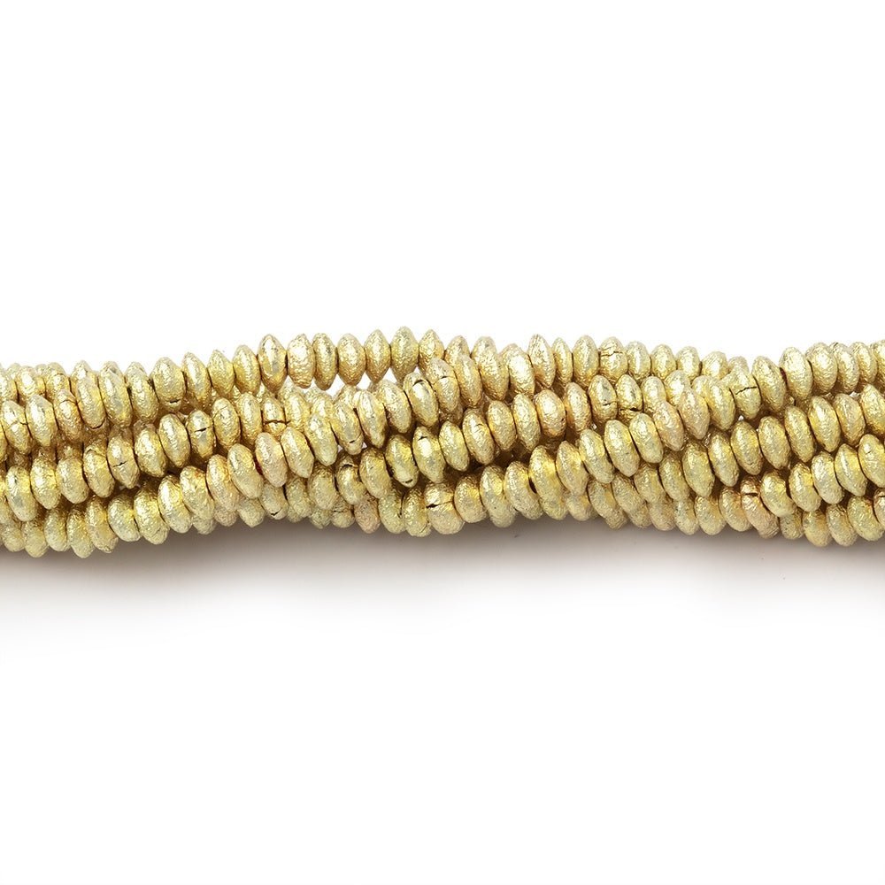 2.5mm Brushed Disc Beads