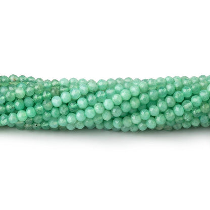 2.5mm Chrysoprase Micro Faceted Rondelle Beads 12.5 inch 142 pieces AA