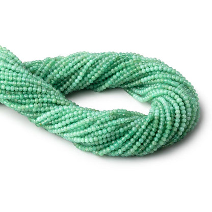 2.5mm Chrysoprase Micro Faceted Rondelle Beads 12.5 inch 142 pieces AA