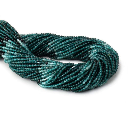 2.5mm Grandidierite Micro Faceted Round Beads 12.5 inch 142 pieces AAA