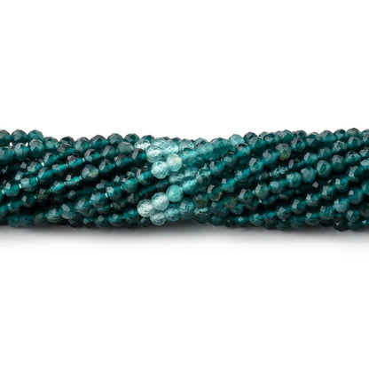 2.5mm Grandidierite Micro Faceted Round Beads 12.5 inch 142 pieces AAA